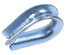 КОУШИ ДЛЯ СТАЛЬНЫХ КАНАТОВ, ТИП DIN 3090